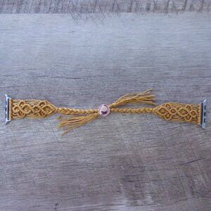 42/44mm Nylon Hand-Woven Watch Band Coffee